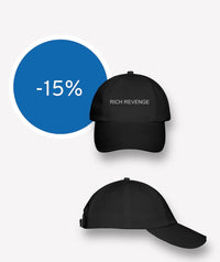 Rich Revenge Schwarze Kappe '23'